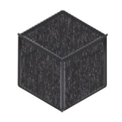 弁当箱 5寸六角珍味用Y仕切黒