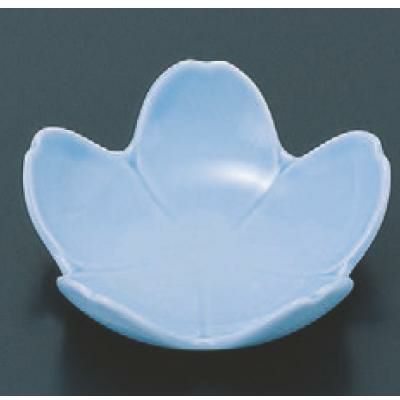 松花堂 桜型鉢青磁