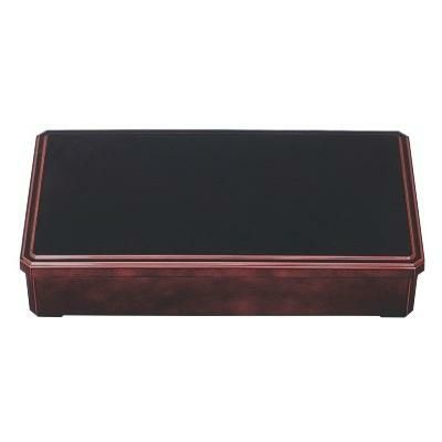 松花堂 尺5寸深型松花堂 溜内黒内底ノンスリップ加工 SS塗