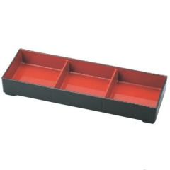 弁当箱 筏弁当用大仕切三ツ仕切内朱1ヶ