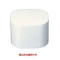 弁当箱 5寸くつわ弁当白アクア内白親白アクア内白