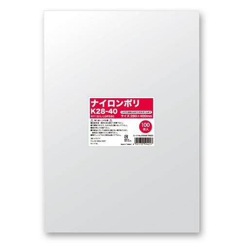 ナイロンポリ K28-40/(100枚入×5束)