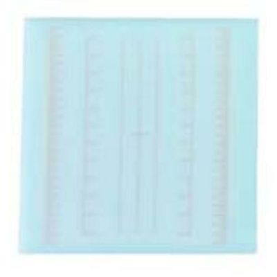 積層式調理用 目盛り入りまな板 正方形 M ブルー