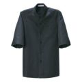 5分袖スタンドカラーコート(男女兼用)サイズ：S～3L カラー：ブラウン,ブラック,ホワイト