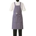 胸当エプロンサイズ：フリー カラー：ホワイト×ネイビー,ホワイト×ピンク,ホワイト×グレー,ホワイト×ブラック