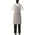 胸当エプロンサイズ：フリー カラー：ホワイト×ネイビー,ホワイト×ピンク,ホワイト×グレー,ホワイト×ブラック