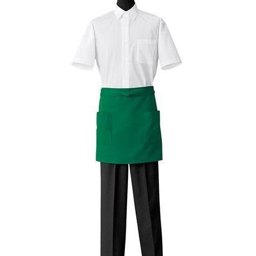 エプロン(男女兼用)サイズ：フリー カラー：レッド,グリーン,ブラック