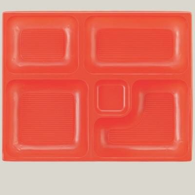 弁当箱 W-10 尺1寸長手三里弁当P.S朱仕切薄型