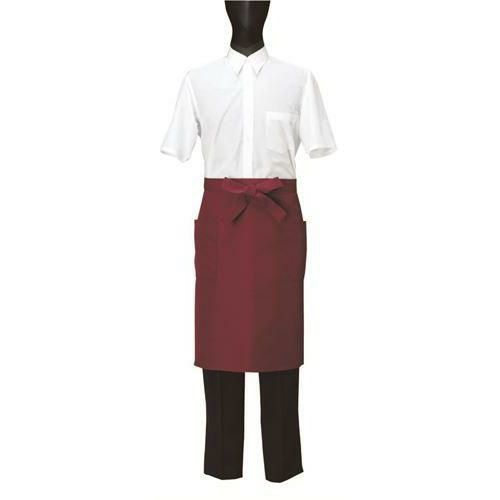 エプロン（男女兼用）サイズ：フリー カラー：ネイビー,エンジ,ブラウン,ブラック