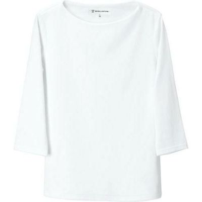 ニットシャツ（女性用）サイズ：７～13号 カラー：ネイビー,ブラック,ホワイト