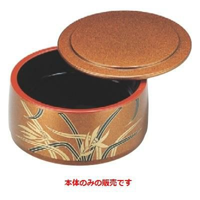 寿司桶 4寸ミニ桶梨地ランオヤ 高さ58 直径:118