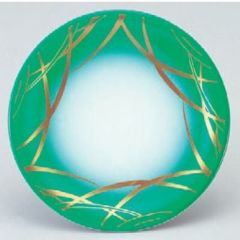 回転寿司皿 寿司皿グリーンつゆ草