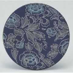 回転寿司皿 寿司皿紺に牡丹