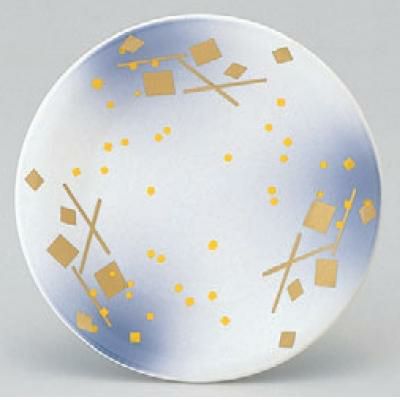 回転寿司皿 寿司皿ぼかし箔ちらし