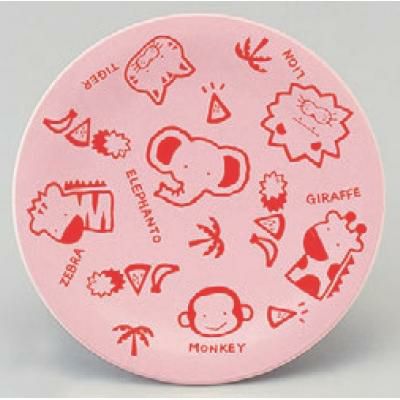 回転寿司皿 寿司皿ピンク動物園