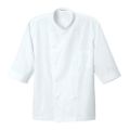 コックシャツサイズ：S～3L カラー：ホワイト,ライトピンク