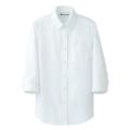 7分袖シャツ（女性用）サイズ：5～15 カラー：エンジ,ブラック,ホワイト