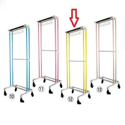 ハンガー【イレクター エプロンハンガー 10名用 イエロー】 