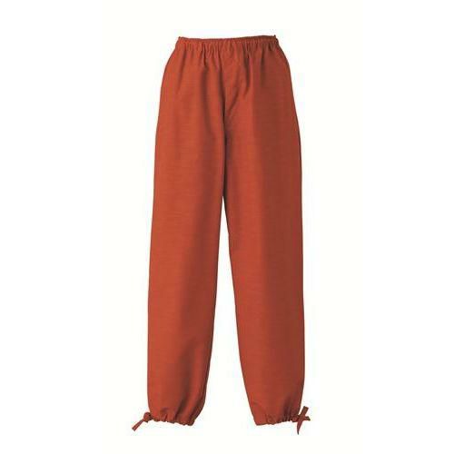 作務衣パンツ（男女兼用）サイズ：S～3L カラー：黄,青,緑,橙