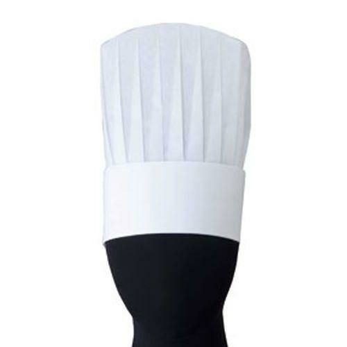 コック帽25[1袋10枚入]サイズ：55～62 カラー：ホワイト