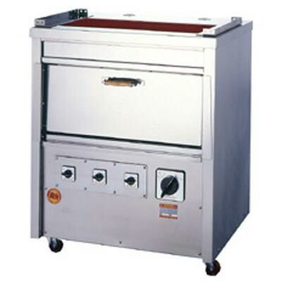 ヒゴグリラー オーブン付タイプ三相200V GO-15 幅870×奥行650×高さ1040 mm