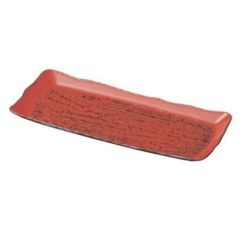 盛器 尺1寸長角盛器 根来