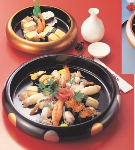 寿司桶 S.D.X桶梨地内黒9寸