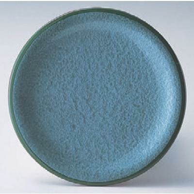 回転寿司皿 寿司皿アクアグリーン渕塗