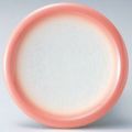 回転寿司皿 縁高皿アクアピンクぼかし