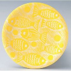 回転寿司皿 寿司皿イエローお魚