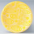 回転寿司皿 寿司皿イエローお魚