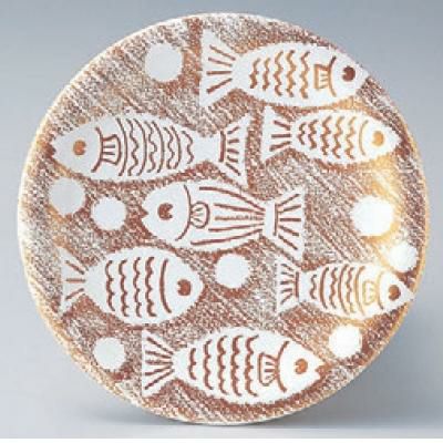 回転寿司皿 寿司皿ゴールドお魚