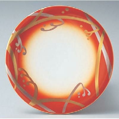 回転寿司皿 寿司皿ブラウンぼかし荒磯