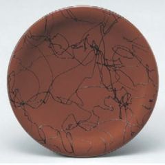 回転寿司皿 寿司皿ブラウン黒乱糸