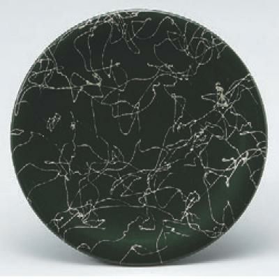 回転寿司皿 寿司皿グリーン銀乱糸