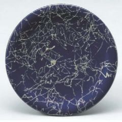 回転寿司皿 寿司皿ブルー銀乱糸