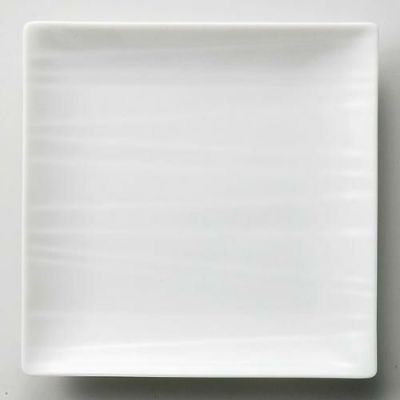 カサローシュ 15cm正角皿 白 白