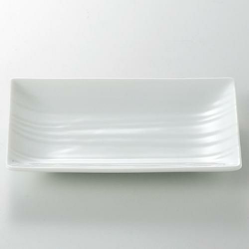カサローシュ 15cm長角皿 白 白