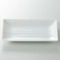 カサローシュ 18cm長角皿 白 白