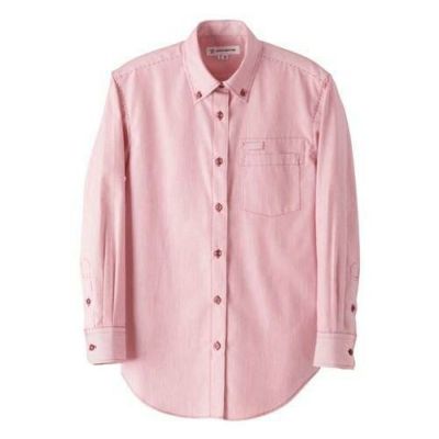 ボタンダウンシャツ（女性用）サイズ：7～13 15・17 カラー：エンジ×ホワイト,ブラック×ホワイト,ベージュ×ホワイト