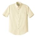 ボタンダウンシャツ（男性用）サイズ：S～LL 3L・4L カラー：エンジ×ホワイト,ブラック×ホワイト,ベージュ×ホワイト