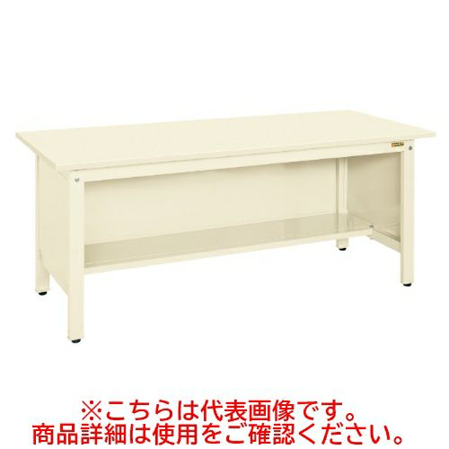 KK-69SPI 【サカエ】【固定式】軽量作業台KKタイプ(三方パネル付) 幅1800×奥行750×高さ740mm