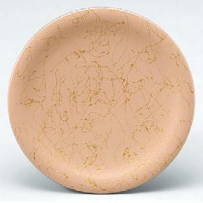 回転寿司皿 寿司皿ベージュ金乱糸