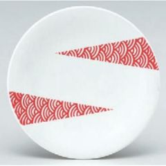 回転寿司皿 寿司皿色紙波  高さ21 直径:150 (業務用食器)