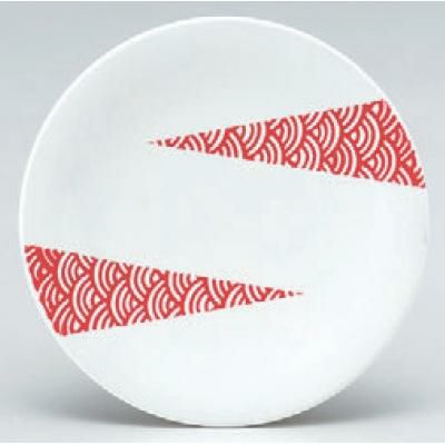 回転寿司皿 寿司皿色紙波  高さ21 直径:150 (業務用食器)