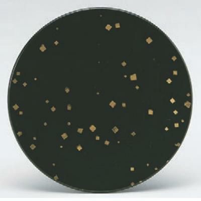 回転寿司皿 寿司皿緑彩箔ちらし/業務用食器