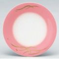 回転寿司皿 寿司皿ピンクぼかし金波  高さ21 直径:150 (業務用食器)