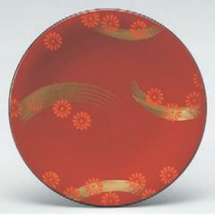 回転寿司皿 寿司皿朱小梅流れ/業務用食器