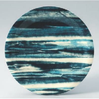 回転寿司皿 寿司皿 水色柳染