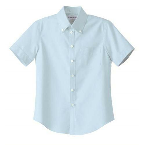 ボタンダウンシャツ（男女兼用）サイズ：SS～3L カラー：サックス,ピンク,ホワイト